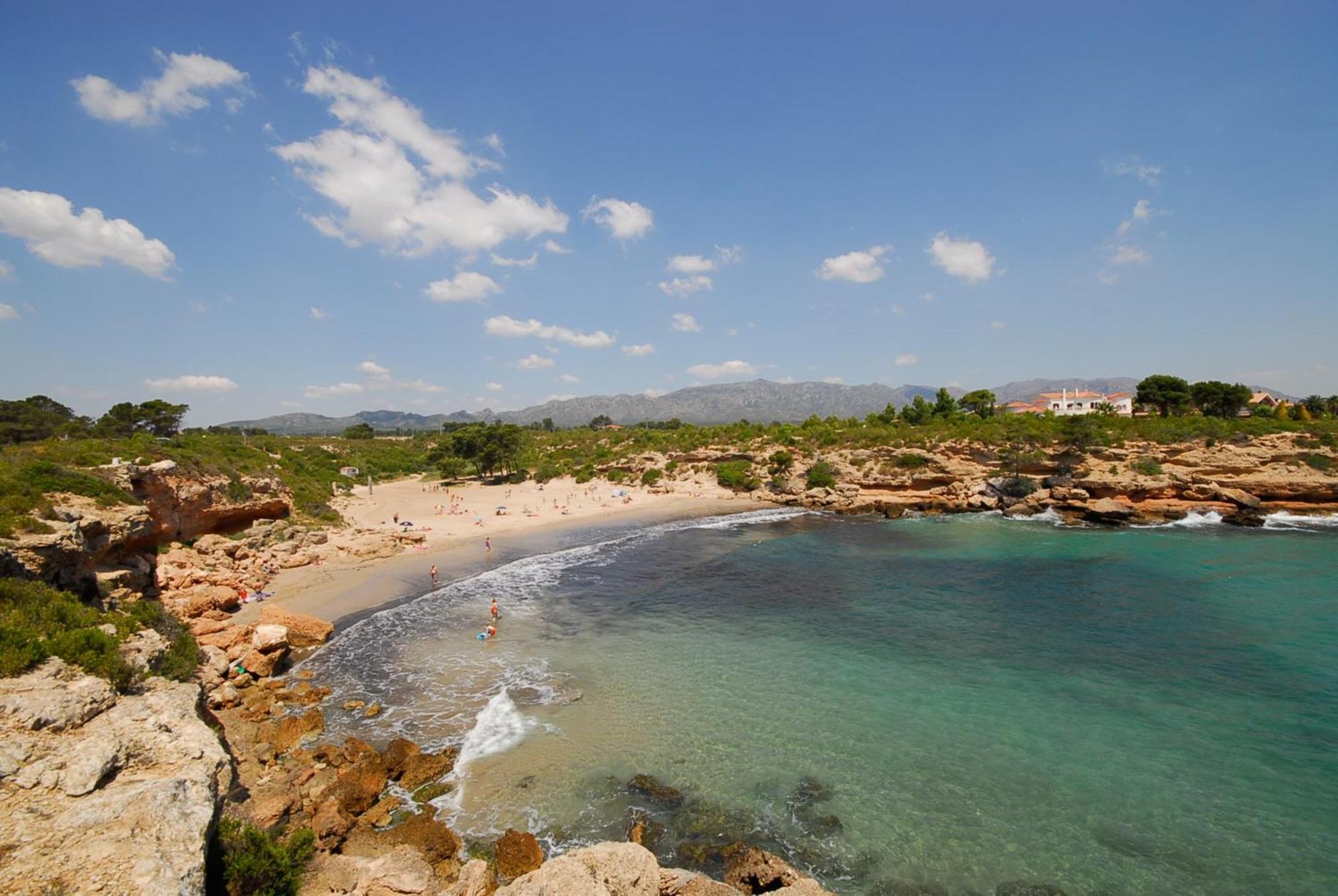 Encantador Apartamento Gaviotas Cerca De La Playa Apartment Calafat Bagian luar foto